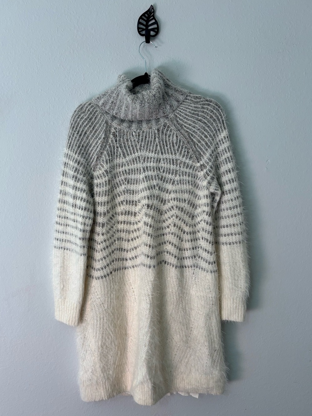 Anthropologie Sleeping on Snow Sweater Dress NWT L Flaw